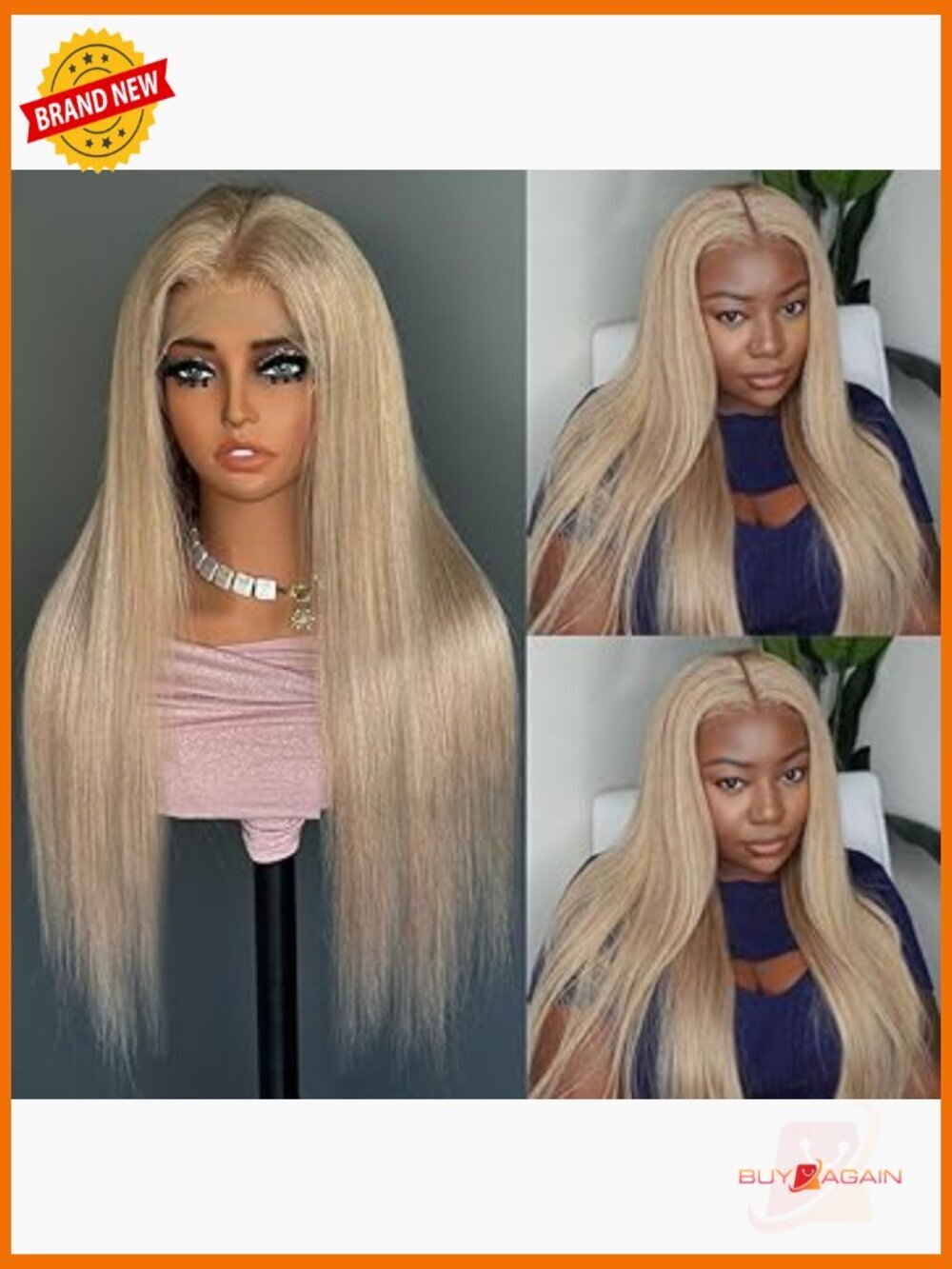 13x6 Straight Lace Front Wig Human Hair Glueless HD Transparent 180 Density